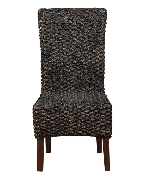 Meadow Wicker Dining Chair in Brick Brown (Set of 2) - Ornate Home