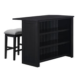 Meadowbrook Black Kitchen Island - Ornate Home
