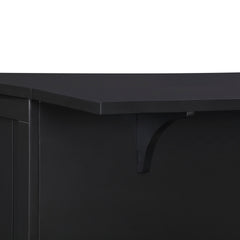 Meadowbrook Black Kitchen Island - Ornate Home