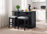 Meadowbrook Black Kitchen Island - Ornate Home