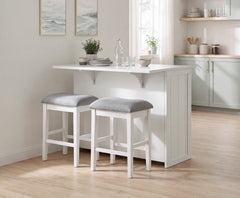 Meadowbrook Silver Counter Height Stool - Ornate Home