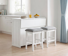 Meadowbrook Silver Counter Height Stool - Ornate Home