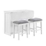 Meadowbrook Silver Kitchen Island - Ornate Home