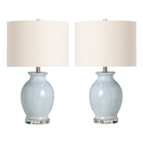 Meadows Blue/Cream Table Lamp (Set of 2) - Ornate Home