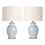 Meadows Blue/Cream Table Lamp (Set of 2) - Ornate Home