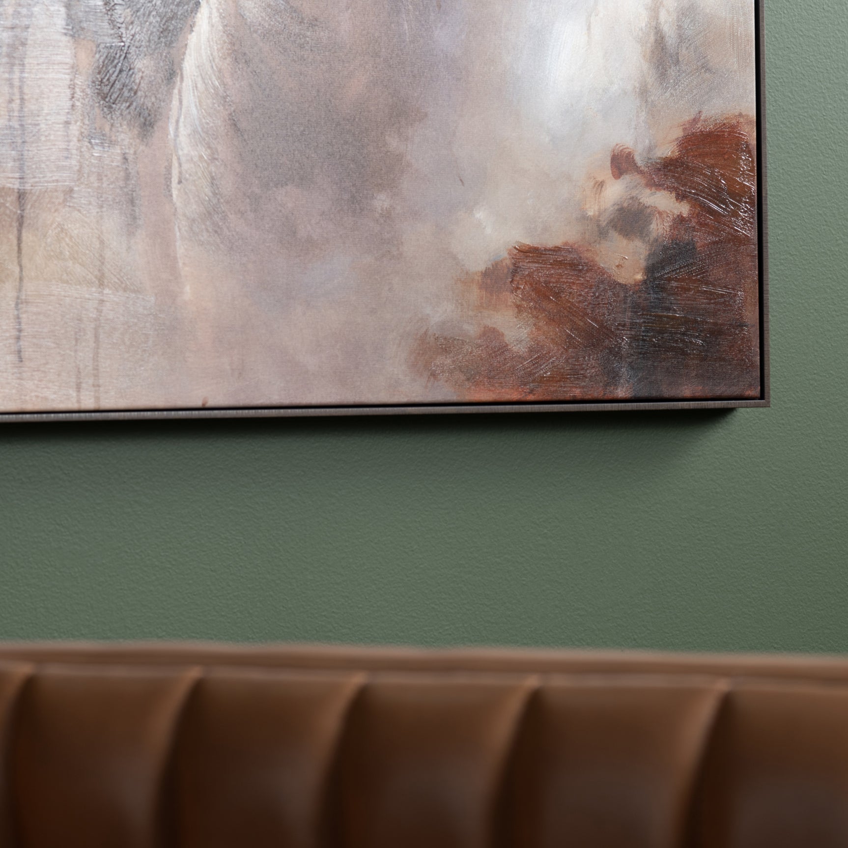 Meadows Brown/White Canvas