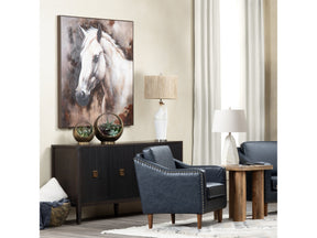 Meadows Brown/White Canvas - Ornate Home