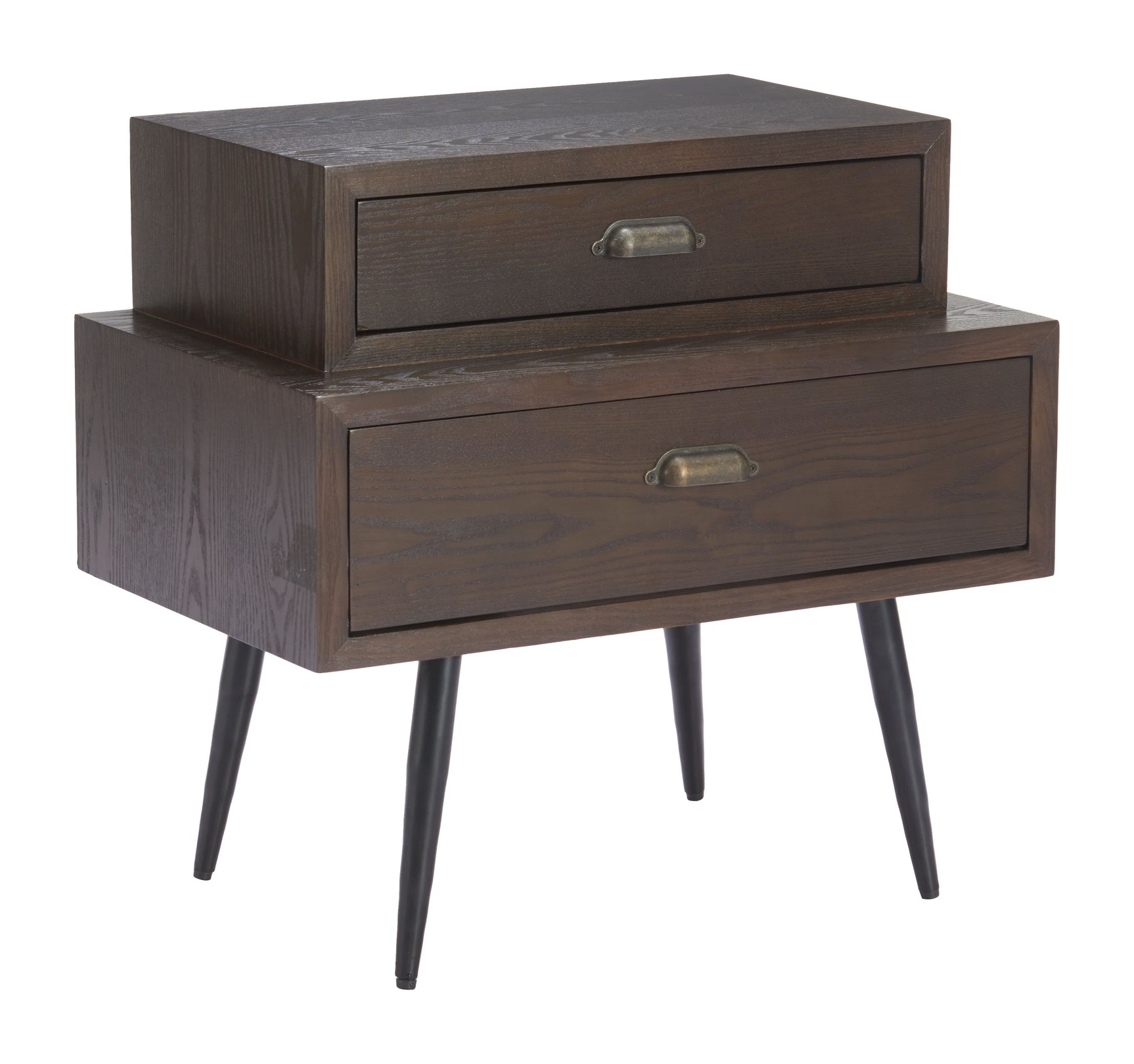 Mechy Brown Side Table - Ornate Home