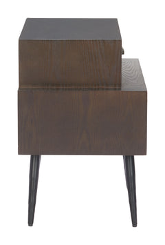 Mechy Brown Side Table - Ornate Home
