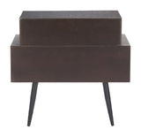 Mechy Brown Side Table - Ornate Home