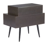Mechy Brown Side Table - Ornate Home
