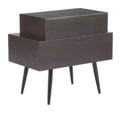 Mechy Brown Side Table - Ornate Home