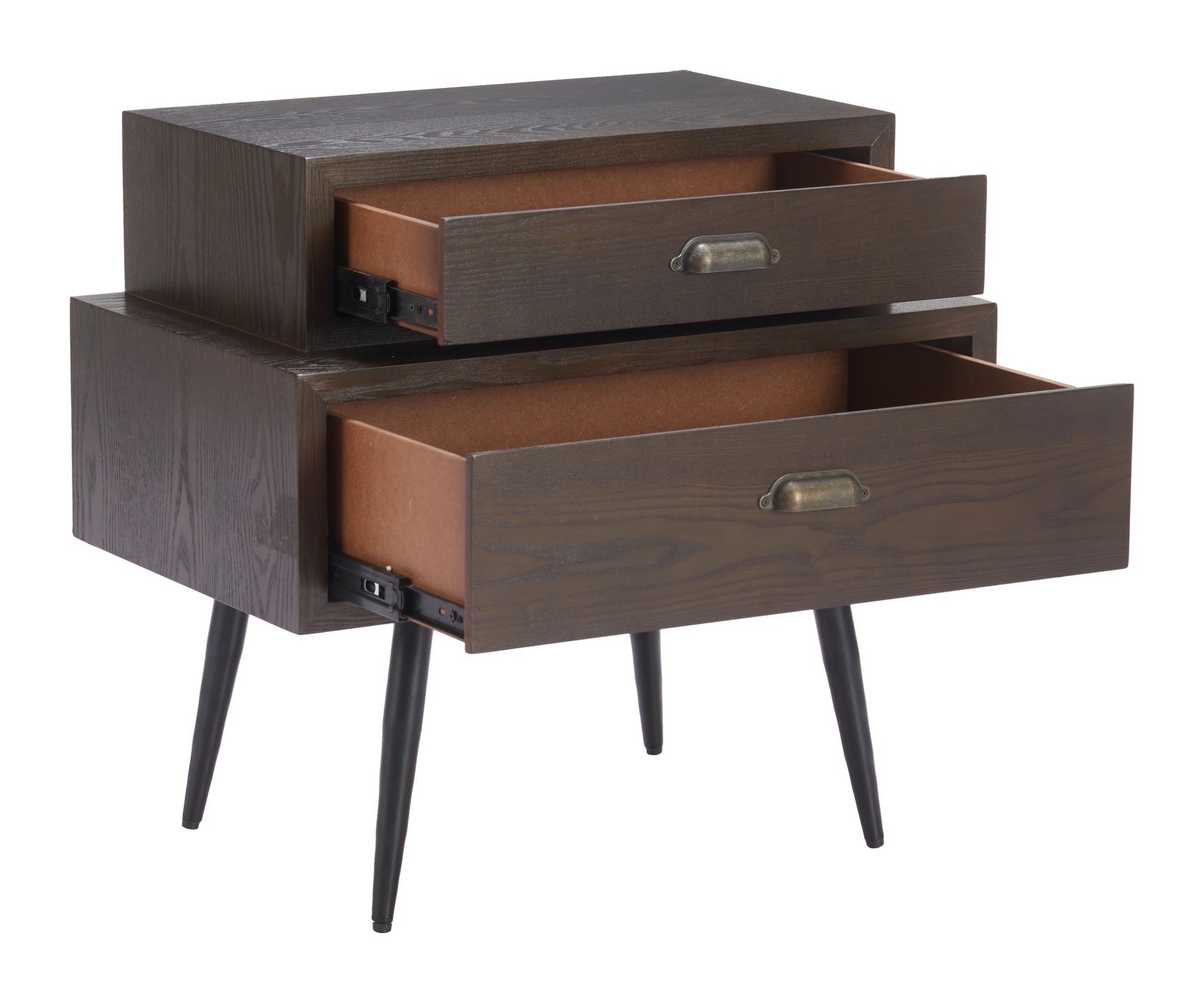 Mechy Brown Side Table - Ornate Home
