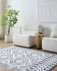 Medan Washable Area Rug - Clearance - Ornate Home