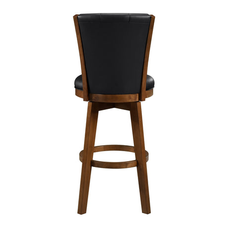 Medford Black Swivel Pub Height Chair - Ornate Home