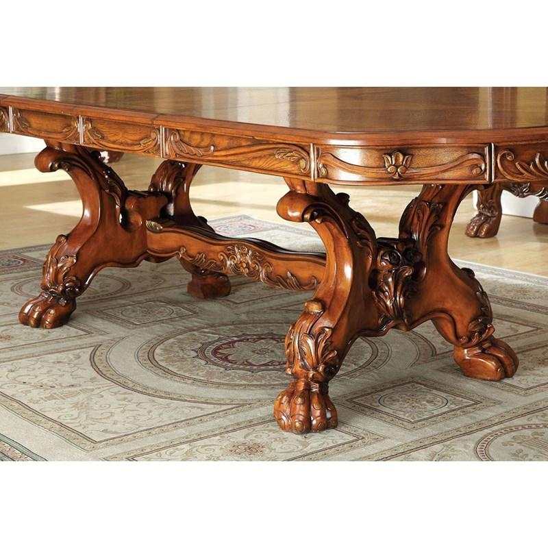 Medieve Antique Oak Dining Table - Ornate Home
