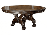 Medieve Cherry Round Dining Table - Ornate Home