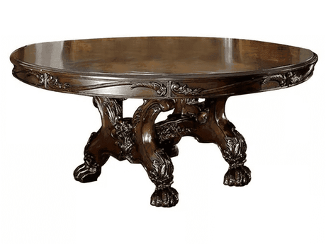 Medieve Cherry Round Dining Table - Ornate Home