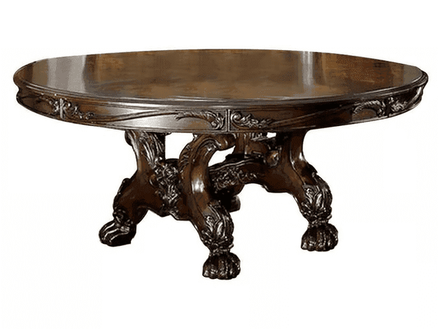 Medieve Cherry Round Dining Table - Ornate Home