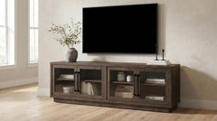 Medina Dark Rustic Mango Tv Stand - Ornate Home