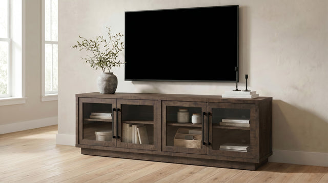 Medina Dark Rustic Mango Tv Stand - Ornate Home