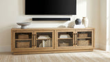 Medina Golden Oak Tv Stand - Ornate Home
