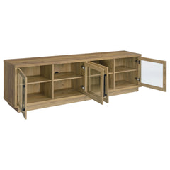 Medina Golden Oak Tv Stand - Ornate Home