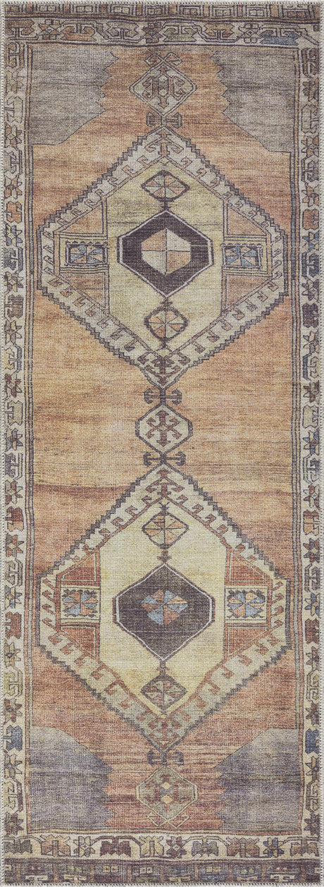 Medinah Washable Runner & Area Rug - Ornate Home