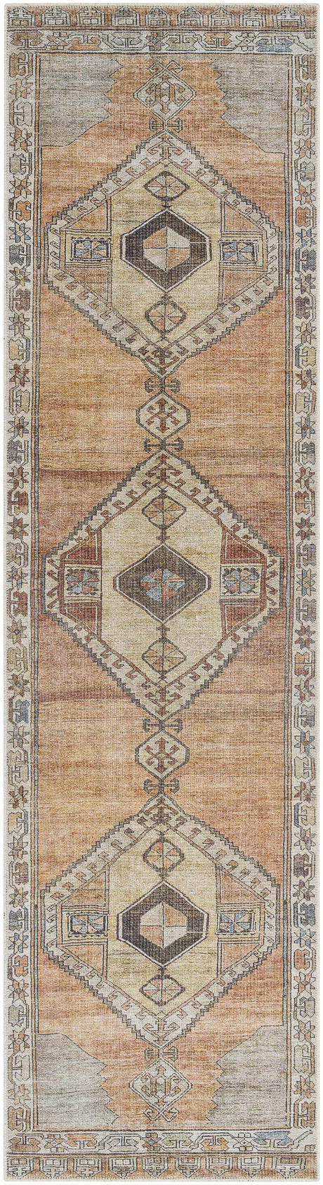 Medinah Washable Runner & Area Rug - Ornate Home