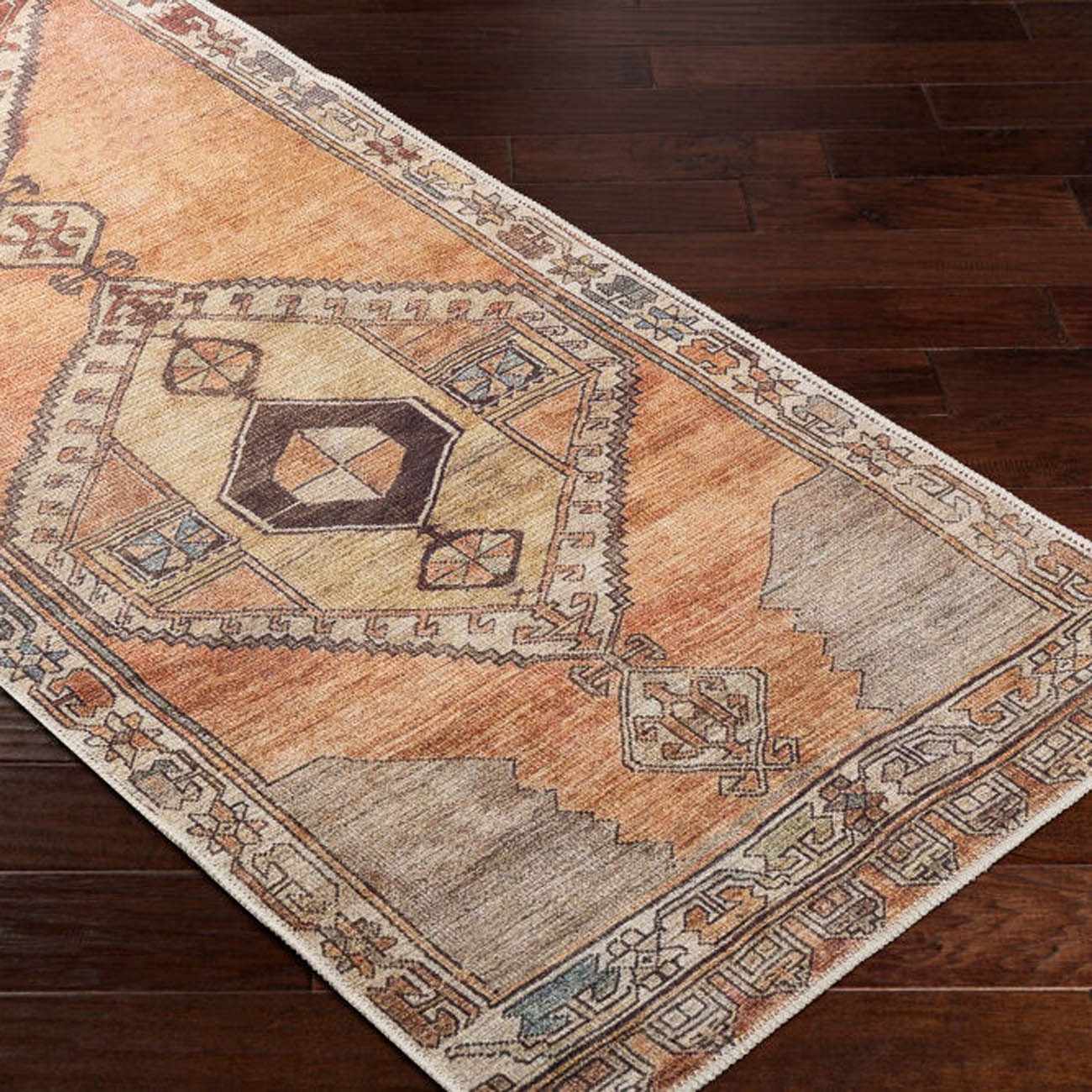 Medinah Washable Runner Rug - Ornate Home