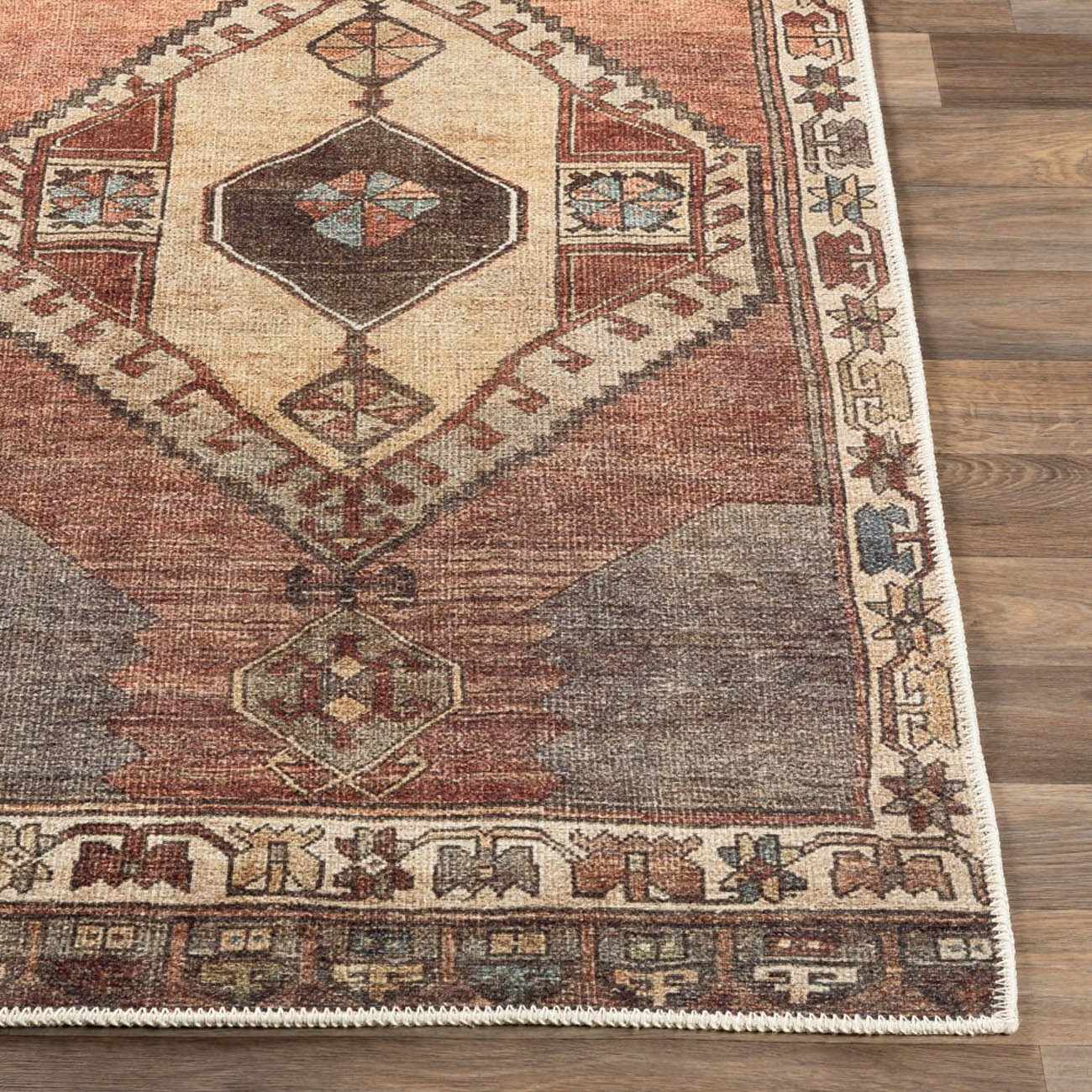 Medinah Washable Runner Rug - Ornate Home