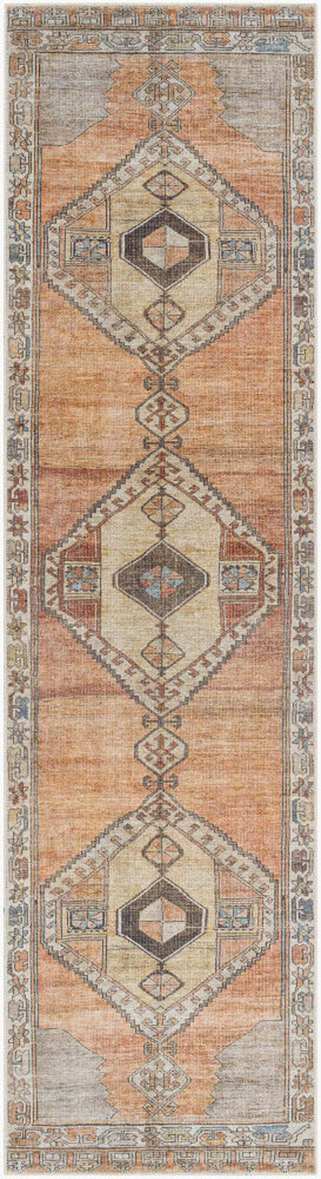 Medinah Washable Runner Rug - Ornate Home
