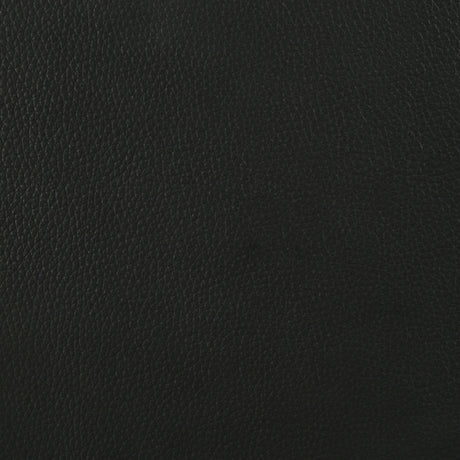 Medley Black Genuine Leather Queen Panel Platform Bed - Ornate Home