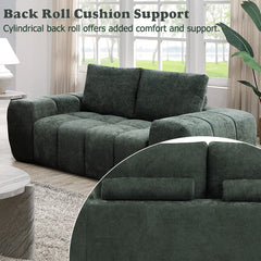 Medwin Green Loveseat - Ornate Home