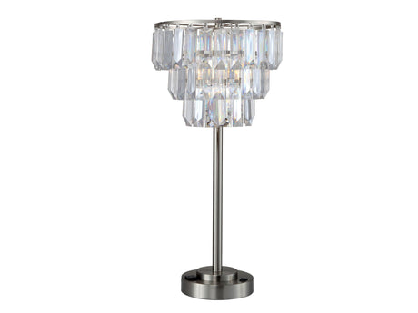 Meg Clear Table Lamp - Ornate Home