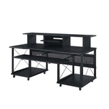 Megara Black Music Desk - Ornate Home