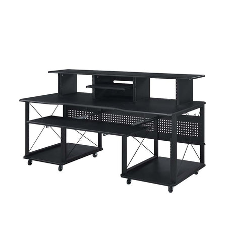 Megara Black Music Desk - Ornate Home