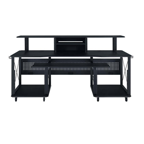 Megara Black Music Desk - Ornate Home