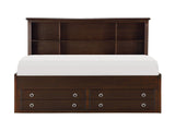 Meghan Espresso Full Lounge Storage Bed - Ornate Home