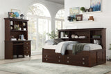 Meghan Espresso Full Lounge Storage Bed - Ornate Home