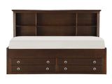 Meghan Espresso Twin Lounge Storage Bed - Ornate Home