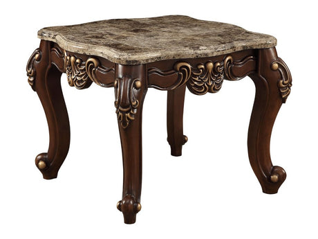 Mehadi End Table in Walnut - Ornate Home