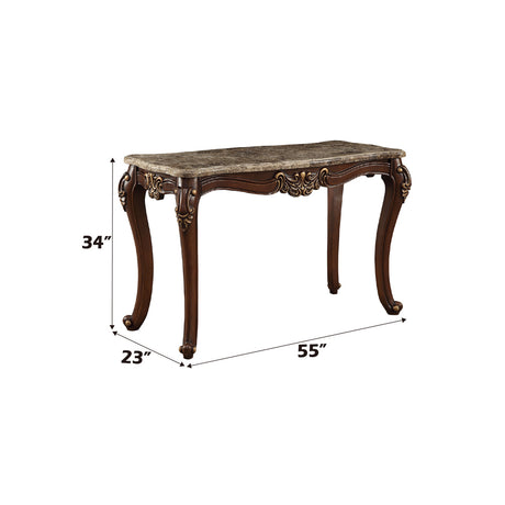 Mehadi Sofa Table in Walnut 81698 - Ornate Home