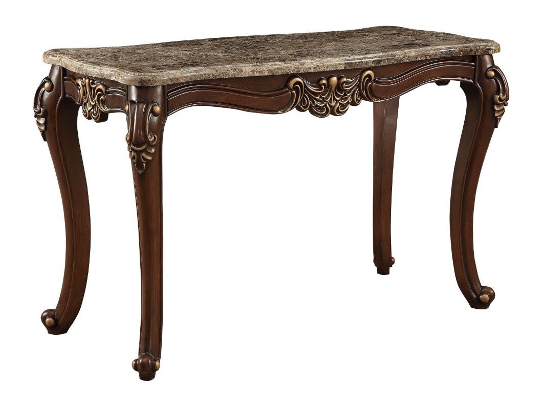 Mehadi Sofa Table in Walnut 81698 - Ornate Home