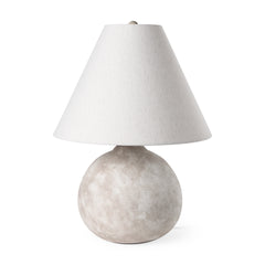 Mehdi Cream Ceramic Table Lamp - Ornate Home