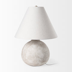 Mehdi Cream Ceramic Table Lamp - Ornate Home