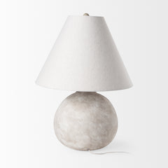 Mehdi Cream Ceramic Table Lamp - Ornate Home