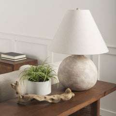 Mehdi Cream Ceramic Table Lamp - Ornate Home
