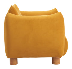 Meia Mustard Accent Chair - Ornate Home