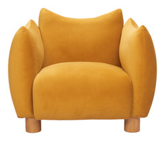 Meia Mustard Accent Chair - Ornate Home